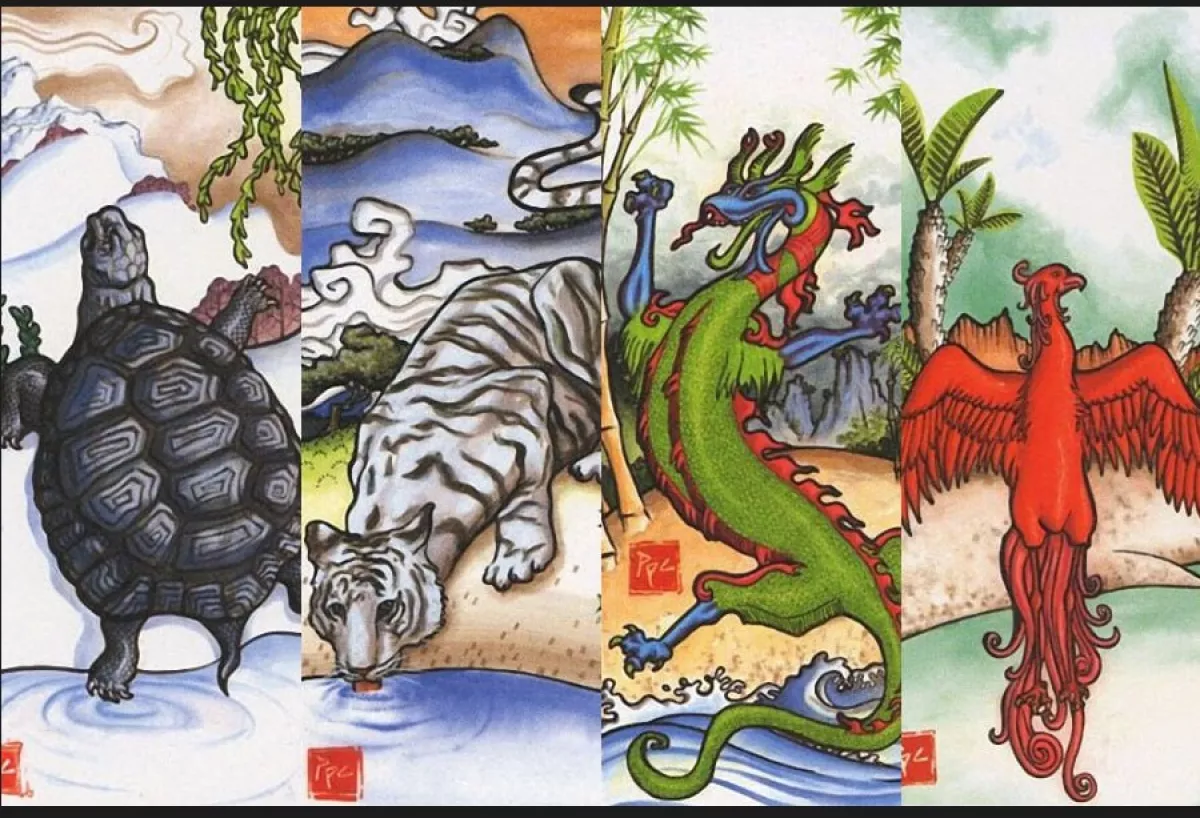 Дракон, Тигр, Феникс и Черепаха