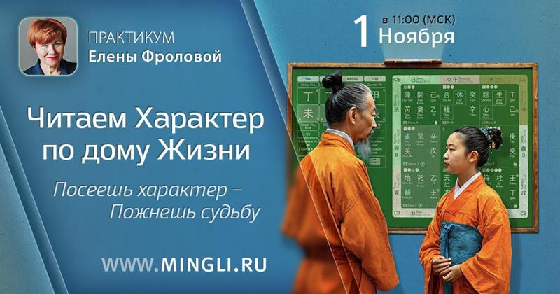 Практикум по Чтению жизни. Читаем характер по дому жизни. .<br />Преподаватель: <strong>Елена Фролова</strong>